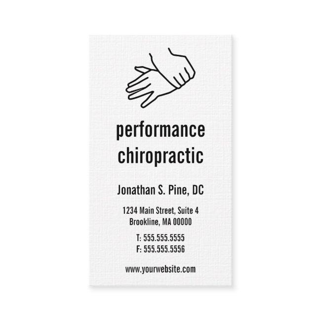 Chiropractic Logo Vertical