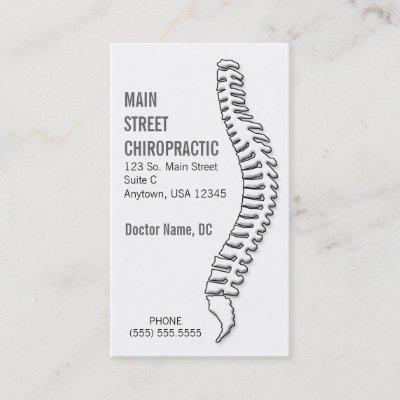 Chiropractor / Appointment Card