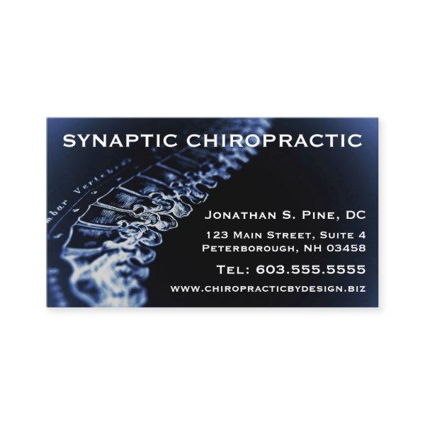 Chiropractor Appointment Cards