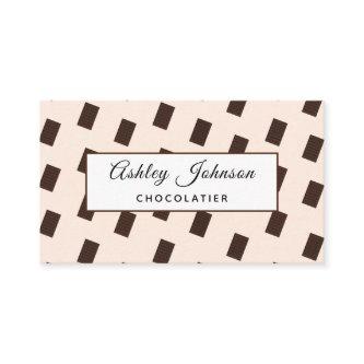 Chocolate Bar Pattern Delicious Dessert Simple