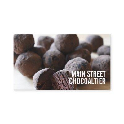 Chocolate Bon Bon Truffles Candy Chocolatier Shop