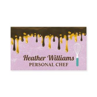 Chocolate Brown and Golden Honey Drip | Whisk