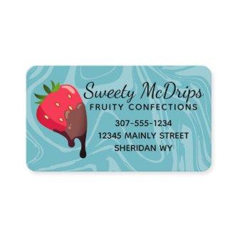 chocolate covered strawberry fruit confections bus