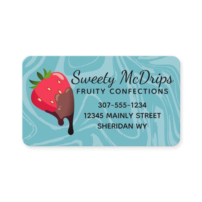 chocolate covered strawberry fruit confections bus