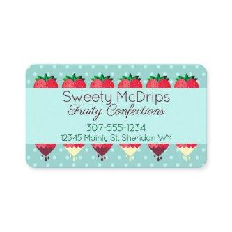 chocolate covered strawberry fruit confections