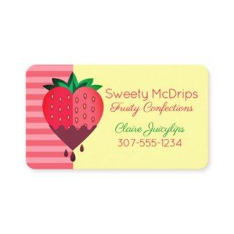 chocolate covered strawberry fruit confections