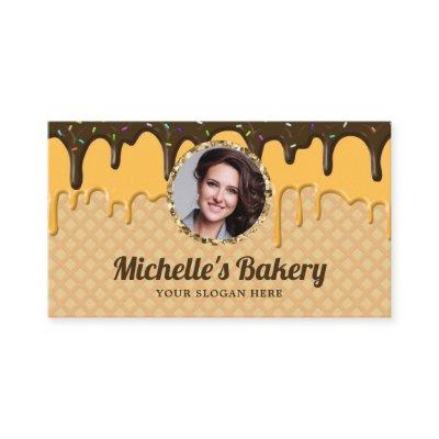 Chocolate Icing Drips Pastry Chef Photo Bakery