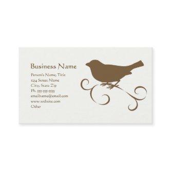 Chocolate Sparrow with Ribbon