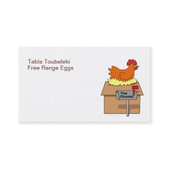 Chook House Funny Chicken on House Cartoon