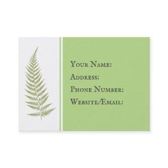 Choose Any Color Pressed Fern Leaf