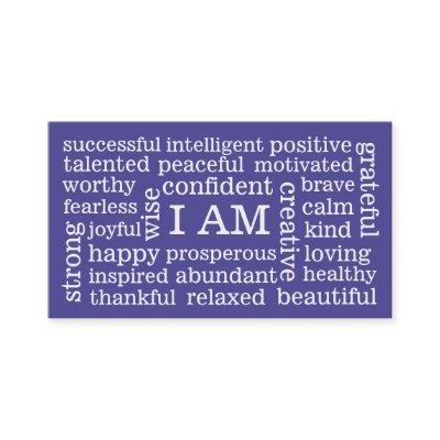 Choose Color Daily Positive Affirmations I AM