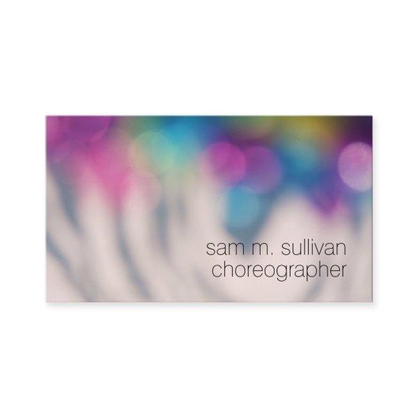 Choreographer Colorful Bokeh Dots Entertainment