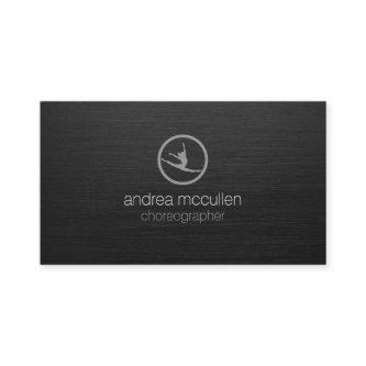 Choreographer Dancer Icon Dark Brushed Metal