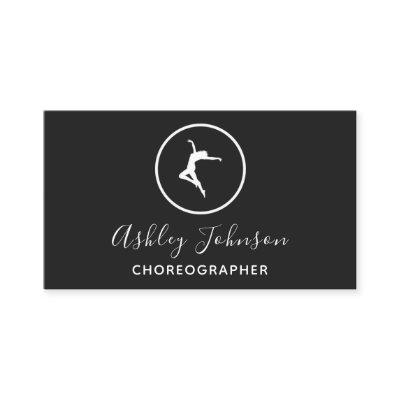 Choreographer Modern Dance Teacher Black & White