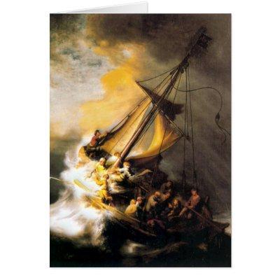 Christ in the Storm on Sea of Galilee- Rembrandt