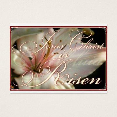 Christ is Risen sharing Card