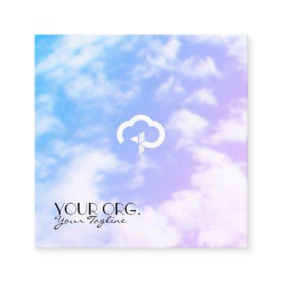 Christian Eternal Life Cross & Cloud Square