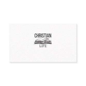 christian life calling card