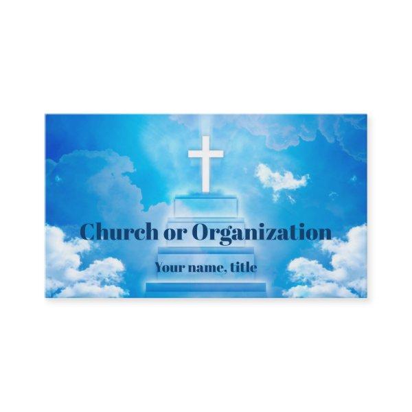 Christianity Religious Cross in Sky Heaven
