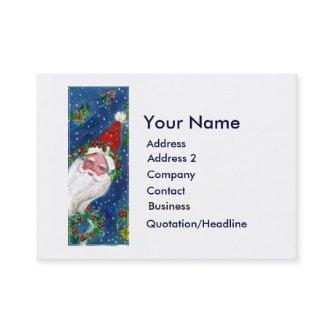 CHRISTMAS I LETTER / SANTA CLAUS WITH RED RIBBON