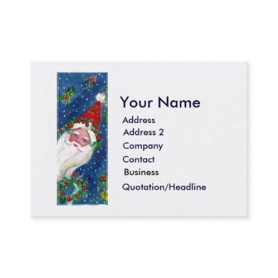 CHRISTMAS I LETTER / SANTA CLAUS WITH RED RIBBON