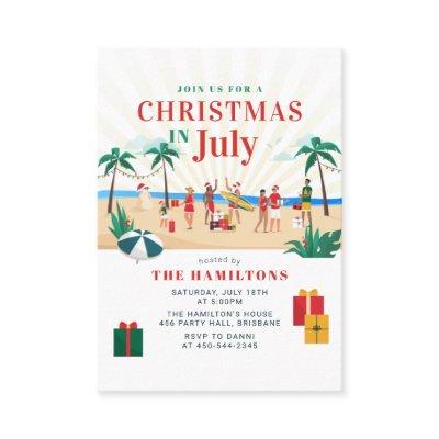 Christmas in July Modern Family Summer Party