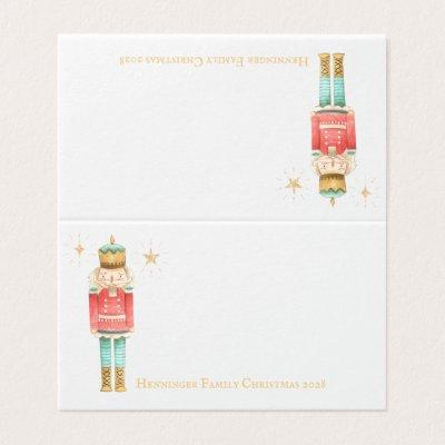 Christmas Nutcracker Guest Seating Place Card