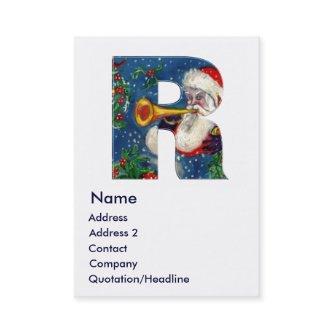 CHRISTMAS R LETTER / SANTA BUGLER MONOGRAM