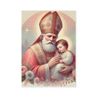 Christmas St. Nicholas. Baby Jesus Feast Day