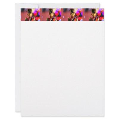 Christmas toy soldier figurine SlipperyJoe gay pri Letterhead