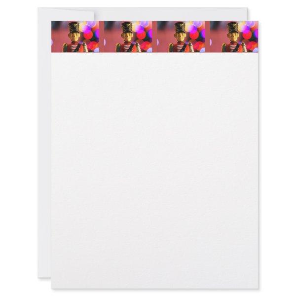 Christmas toy soldier figurine SlipperyJoe gay pri Letterhead