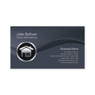 Chrome House Icon Home Remodeling
