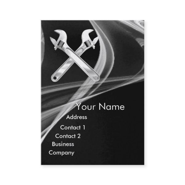 CHROME SKULL AND WRENCHES METAL MECHANICS pearl