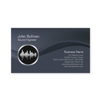 Chrome Soundwave Icon Sound Engineer