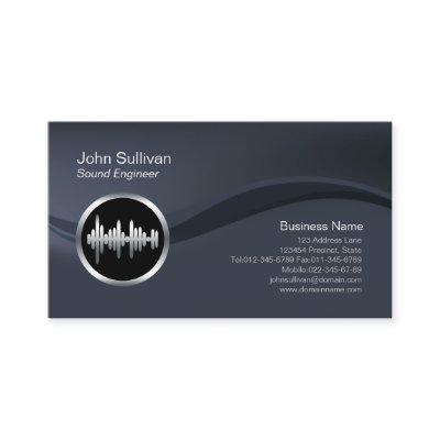 Chrome Soundwave Icon Sound Engineer