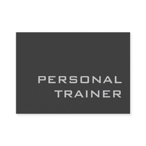 Chubby Gray Fitness Trainer Modern