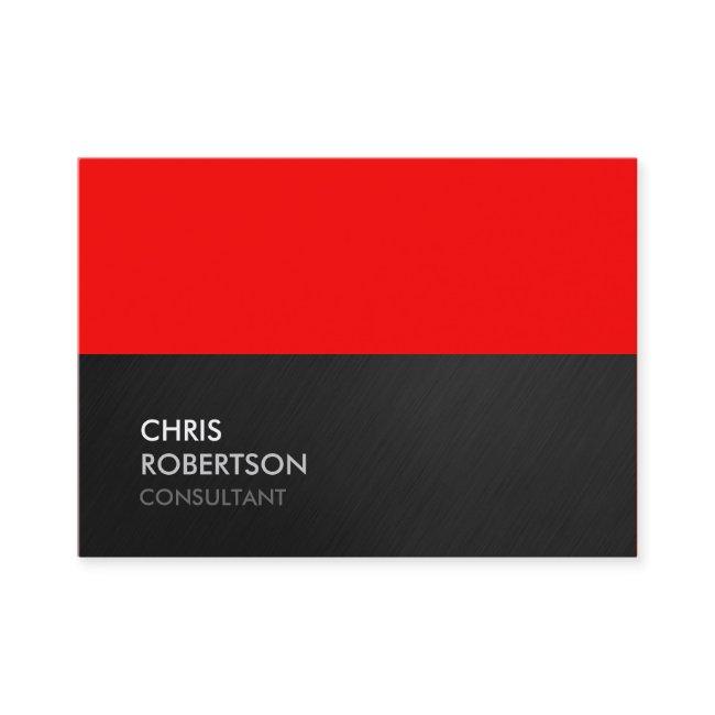Chubby Gray Red Attractive Chic