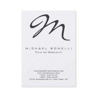 Chubby Large Monogram Calligraphy
