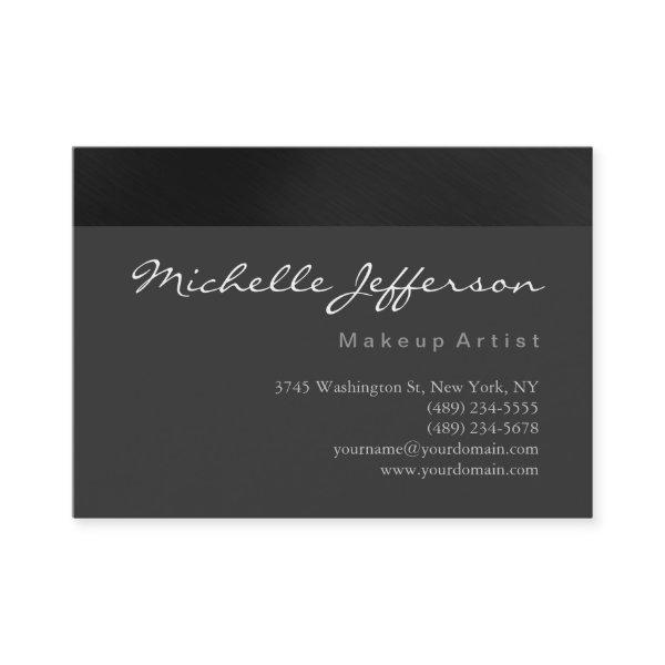 Chubby Makeup Artist Script Gray