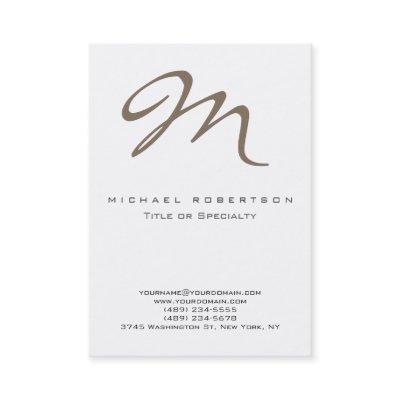 Chubby Modern Trendy Monogram