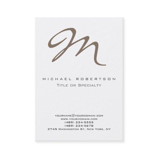 Chubby Modern Trendy Monogram