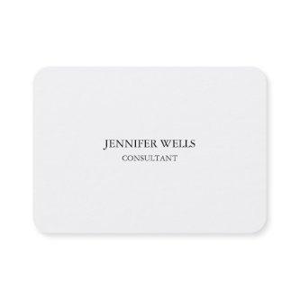 Chubby Plain Simple White Attractive Minimalist
