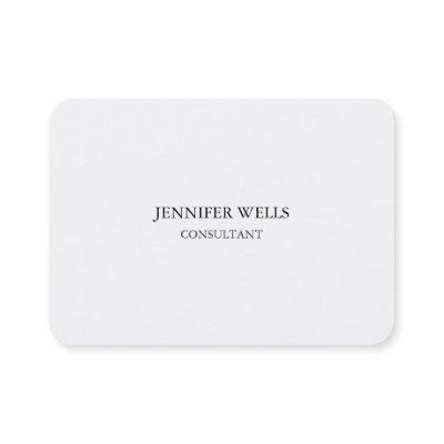 Chubby Plain Simple White Attractive Minimalist