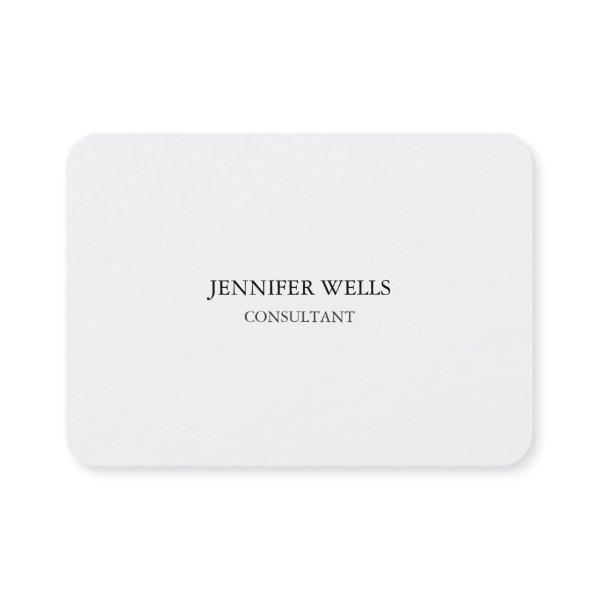 Chubby Plain Simple White Attractive Minimalist