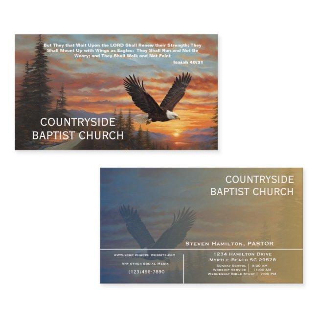 Church Eagles Scripture Scenic