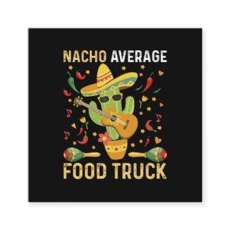 Cinco De Mayo Chef Nacho Average Food Truck Square