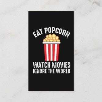Cinema Eat Popcorn Watch Movies Ignore the World