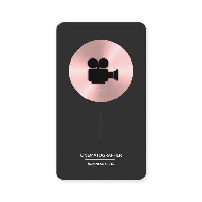 Cinematographer - Faux Rose Gold