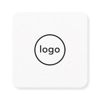 Circle professional white add your custom logo square