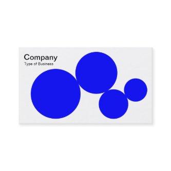Circle Series - Blue on White